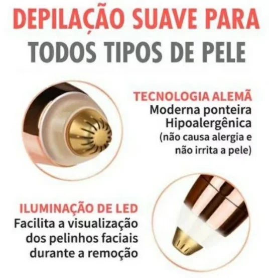 Caneta depiladora elétrica de sobrancelha- Estoque está acabando 🙊