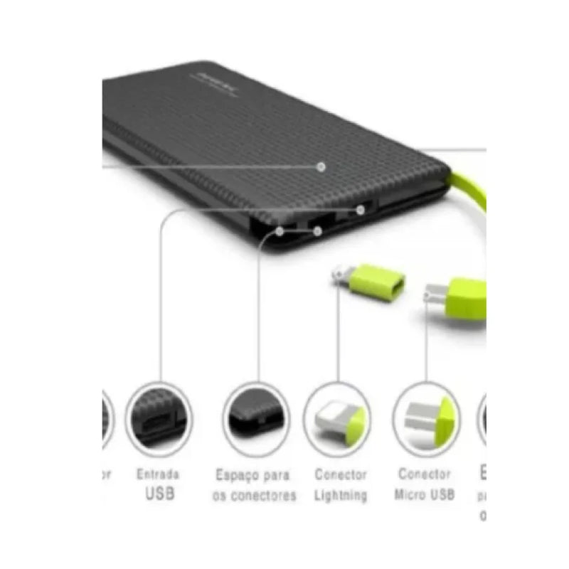 Carregador Portátil Externo Powerbank 5000mah