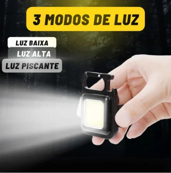 Mini Lanterna Led Potente Recarregável Usb Portátil Bolso