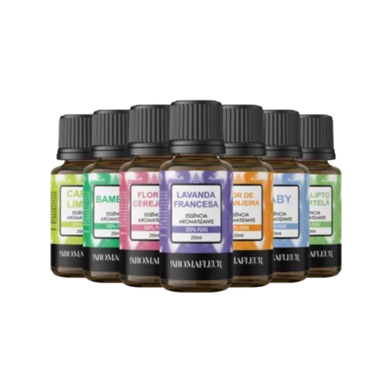 Kit 7 essências aromáticas