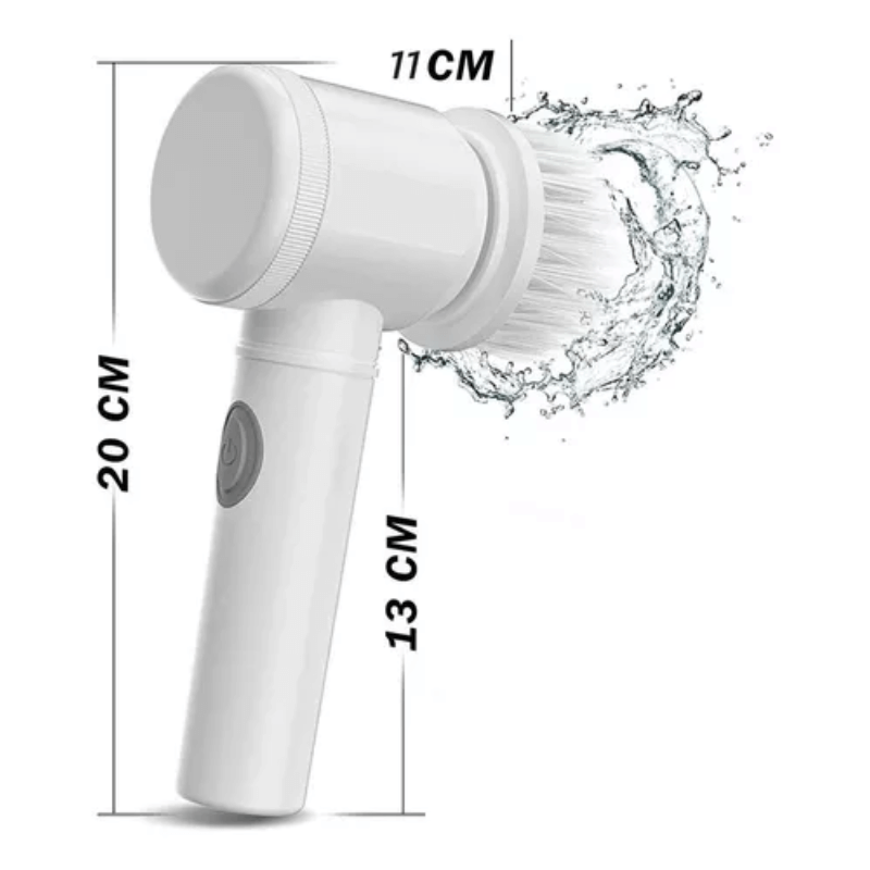 Escova Magica Elétrica Multifuncional 5 Em 1 Mop Giratoria