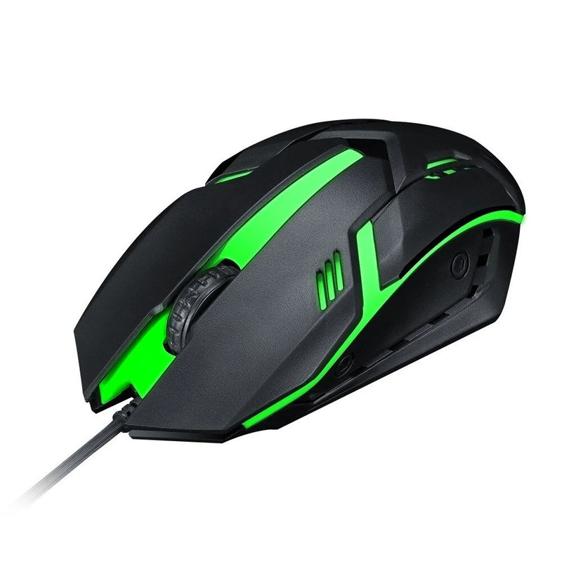 Mouse Gamer Alfa USB 3200 DPI LED RGB com fio JX-M20