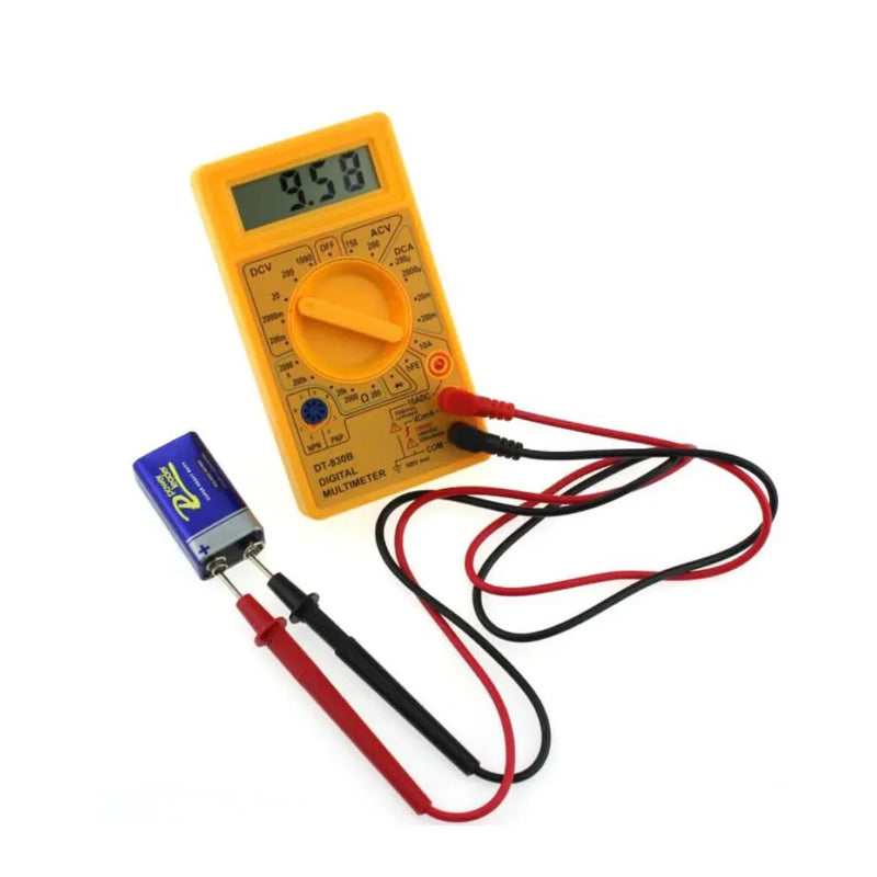 Dt-830 Dcv Dca Diode Digital Multimeter Acv With 9v Battery